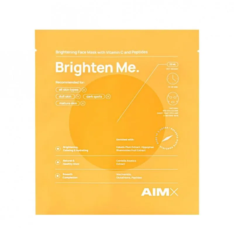 Face mask with vitamin C "Brighten Me" 1 pc