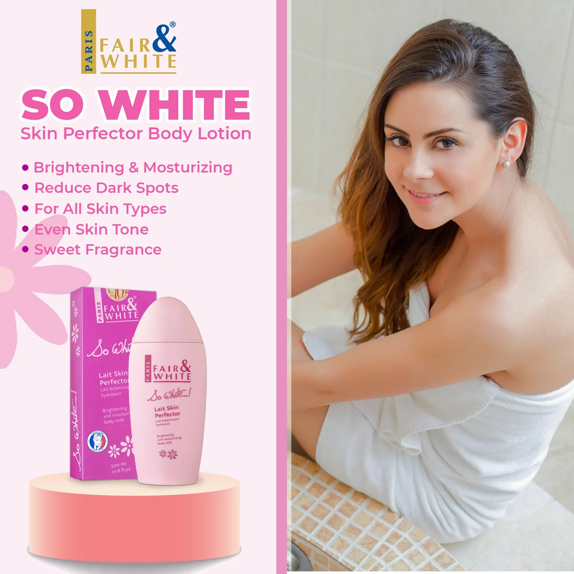 Fair & White So White Skin Perfector Body Lotion
