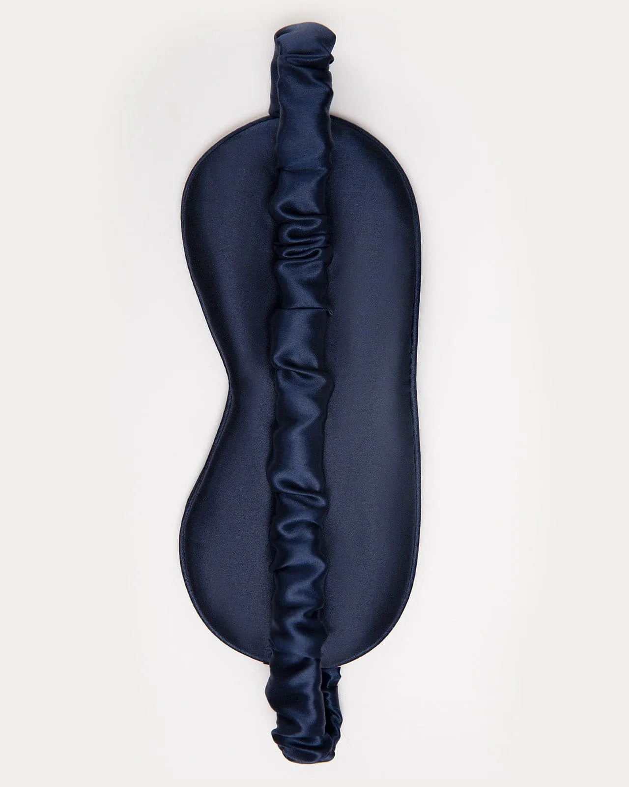 FEELITS 100% Royal Mulberry Silk. Natural Beauty Sleep Eye Mask- 22-momme Lapis Blue
