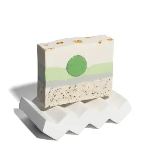Finchberry Modern Cement Soap Dish-White