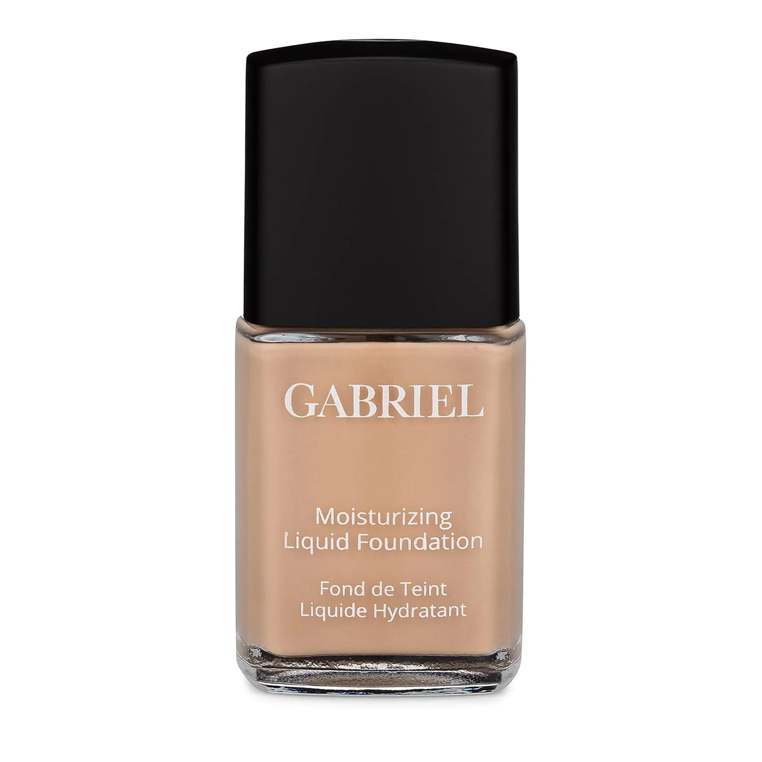 Gabriel Cosmetics Liquid Foundation, Organic Formula- 1 fl oz. (Natural Beige, 1.0)