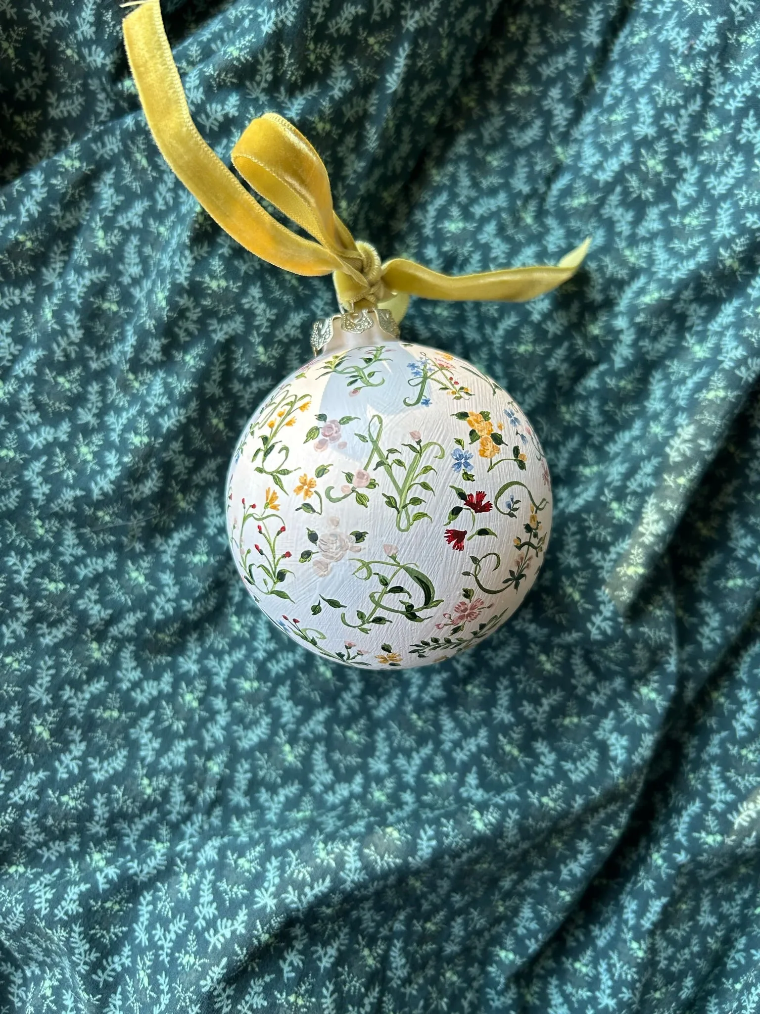 Garden Alphabet Ornament