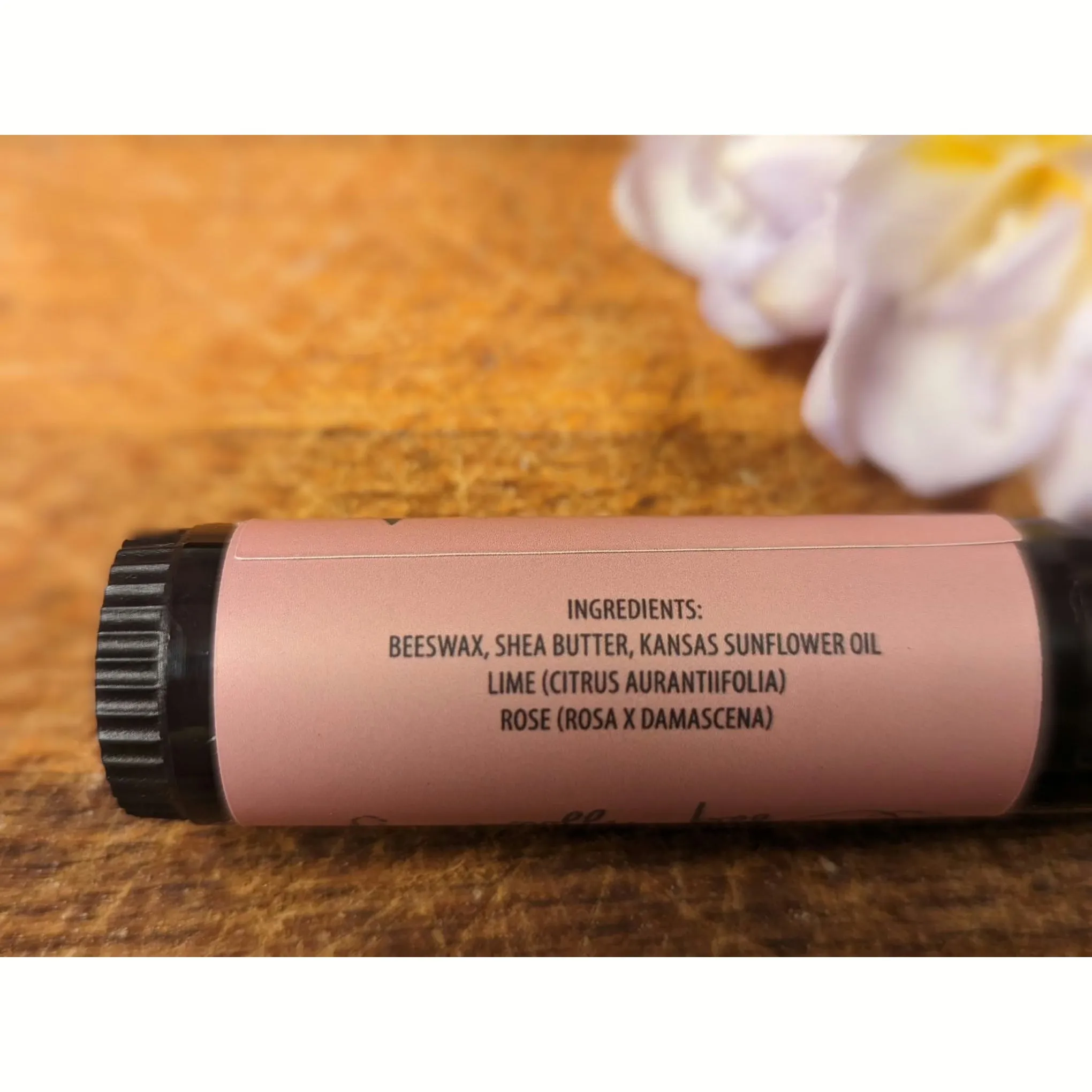 Garden Rose Woolly Bee Lip Balm
