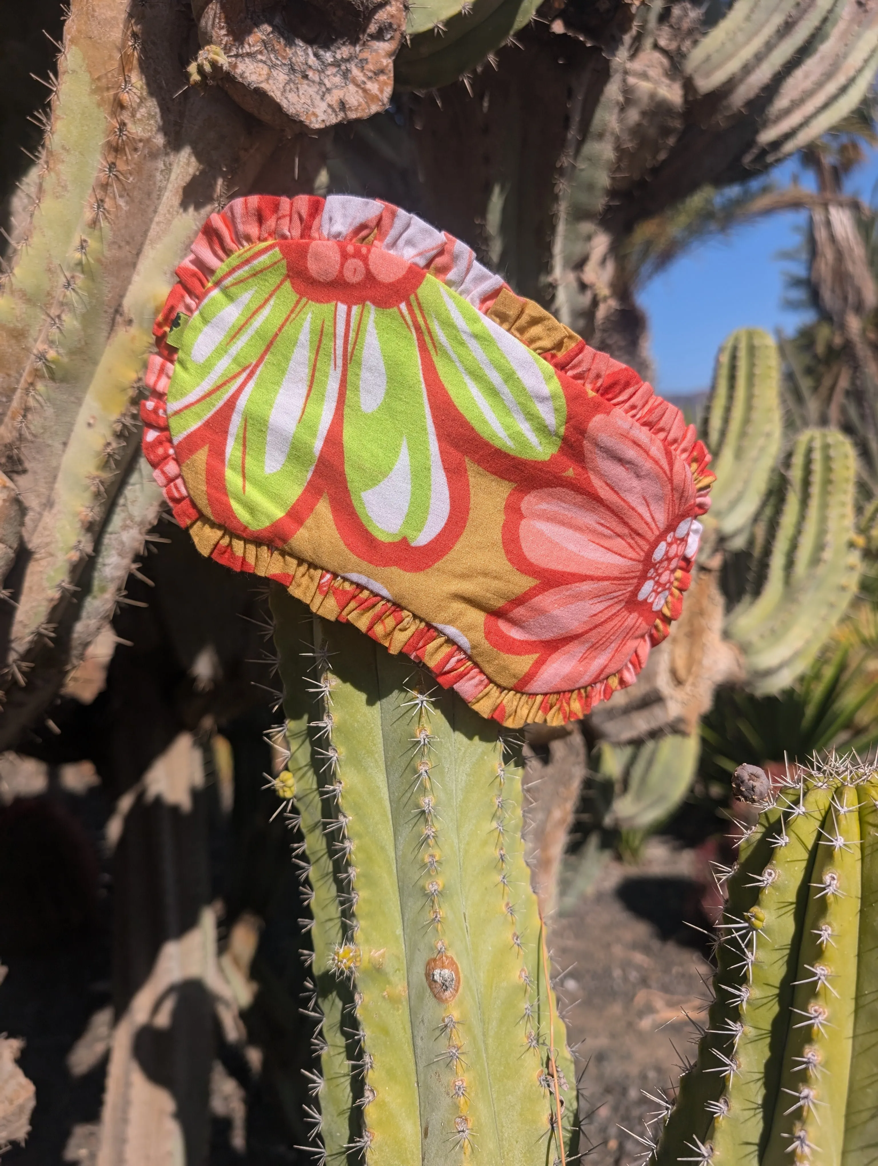Gladys Ruffle Sleep Mask