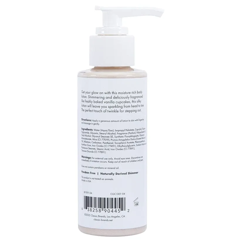 Glow Vanilla Cupcake Shimmer Lotion