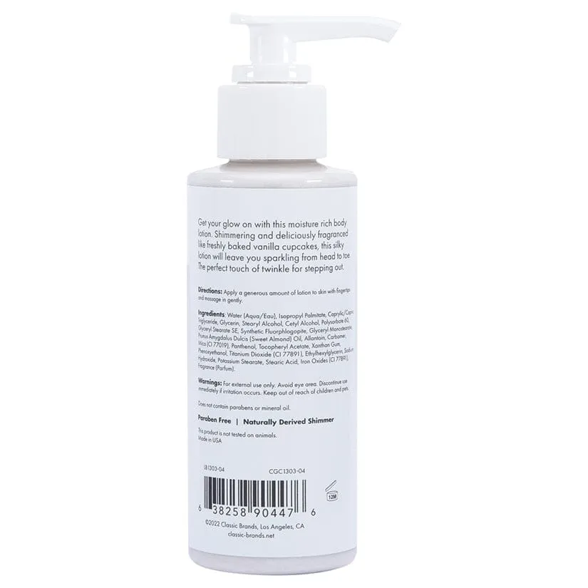Glow Vanilla Cupcake Shimmer Lotion