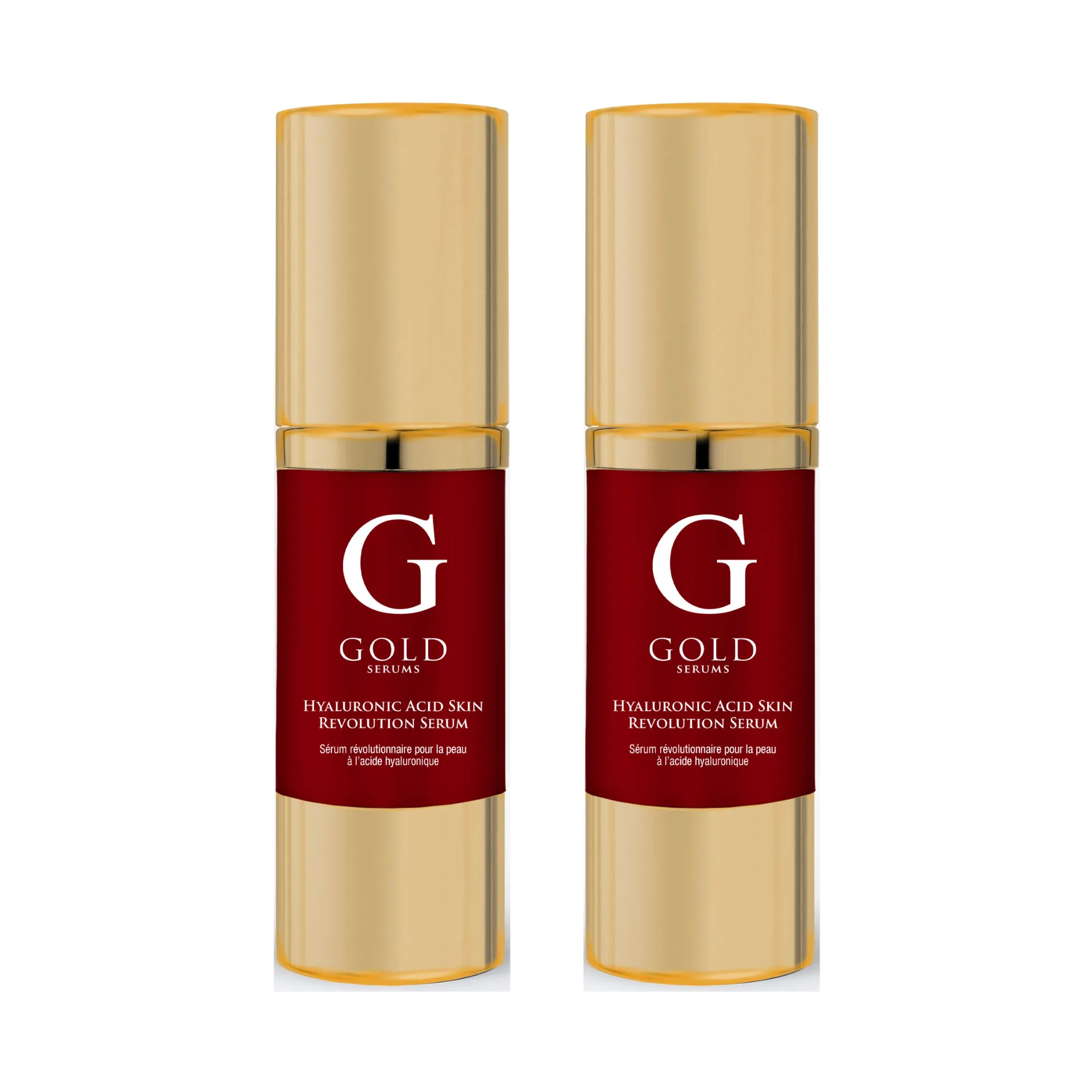 Gold Serums Hyaluronic Acid Skin Revolution Serum 30ml Twin Value Savings Pack