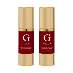 Gold Serums Hyaluronic Acid Skin Revolution Serum 30ml Twin Value Savings Pack