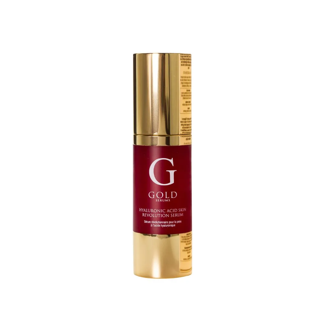 Gold Serums Hyaluronic Acid Skin Revolution Serum 30ml Twin Value Savings Pack
