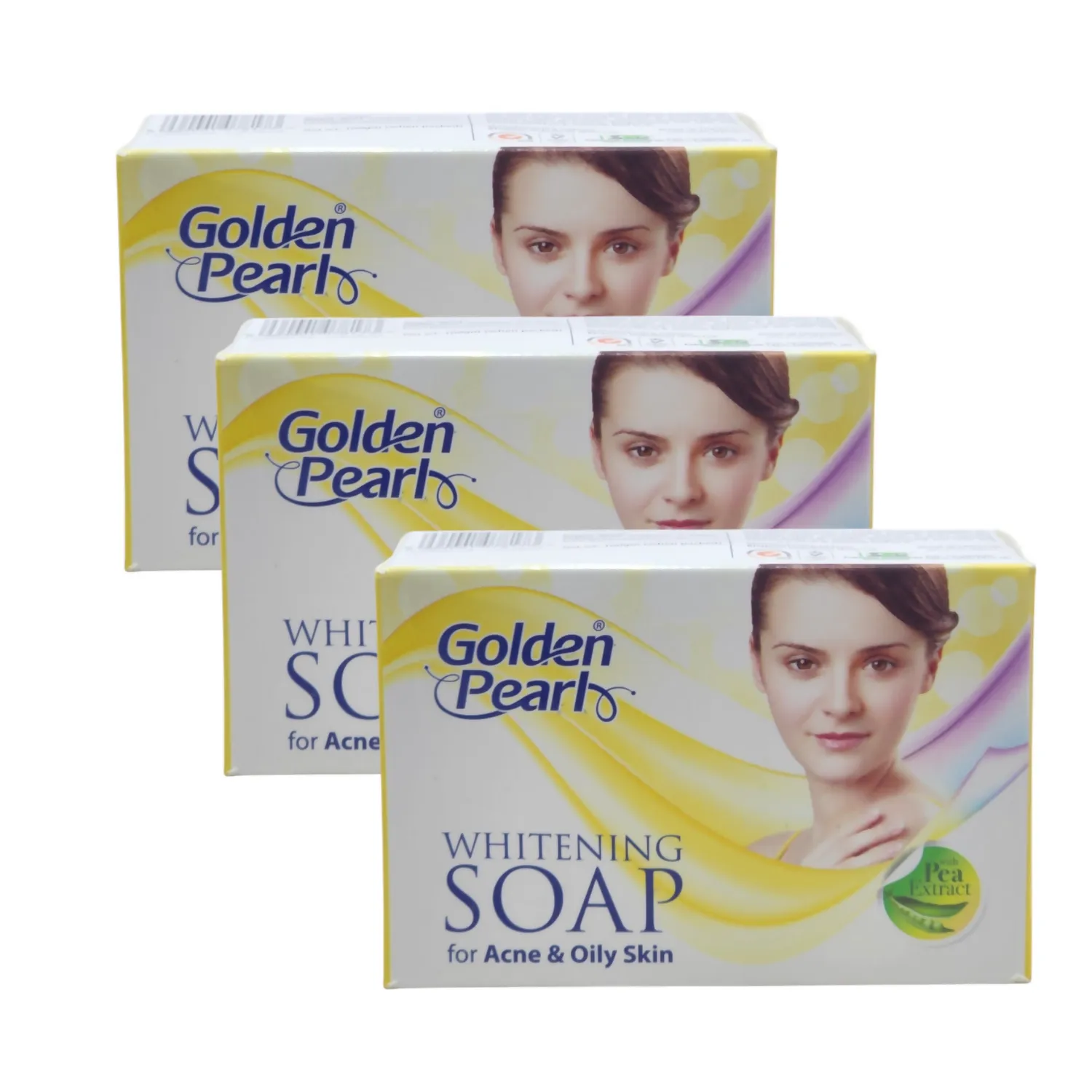 Golden Pearl Whitening Soap For Acne And Oily Skin 100g