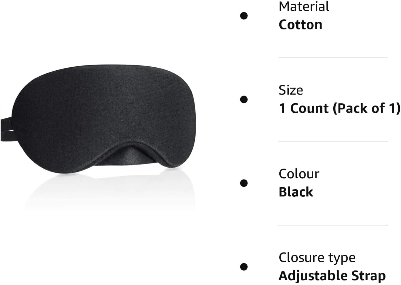 Gritin Light-Blackout Cotton Sleep Mask