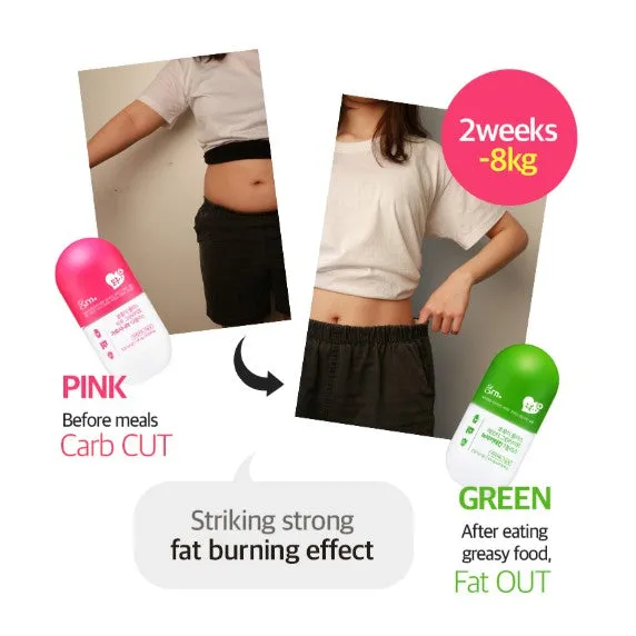 (GRN ) Before Garcinia   After Green Tea Catechin Set