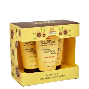 Hand and Body Lotion Trio