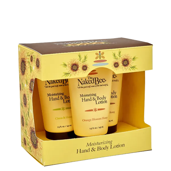 Hand and Body Lotion Trio