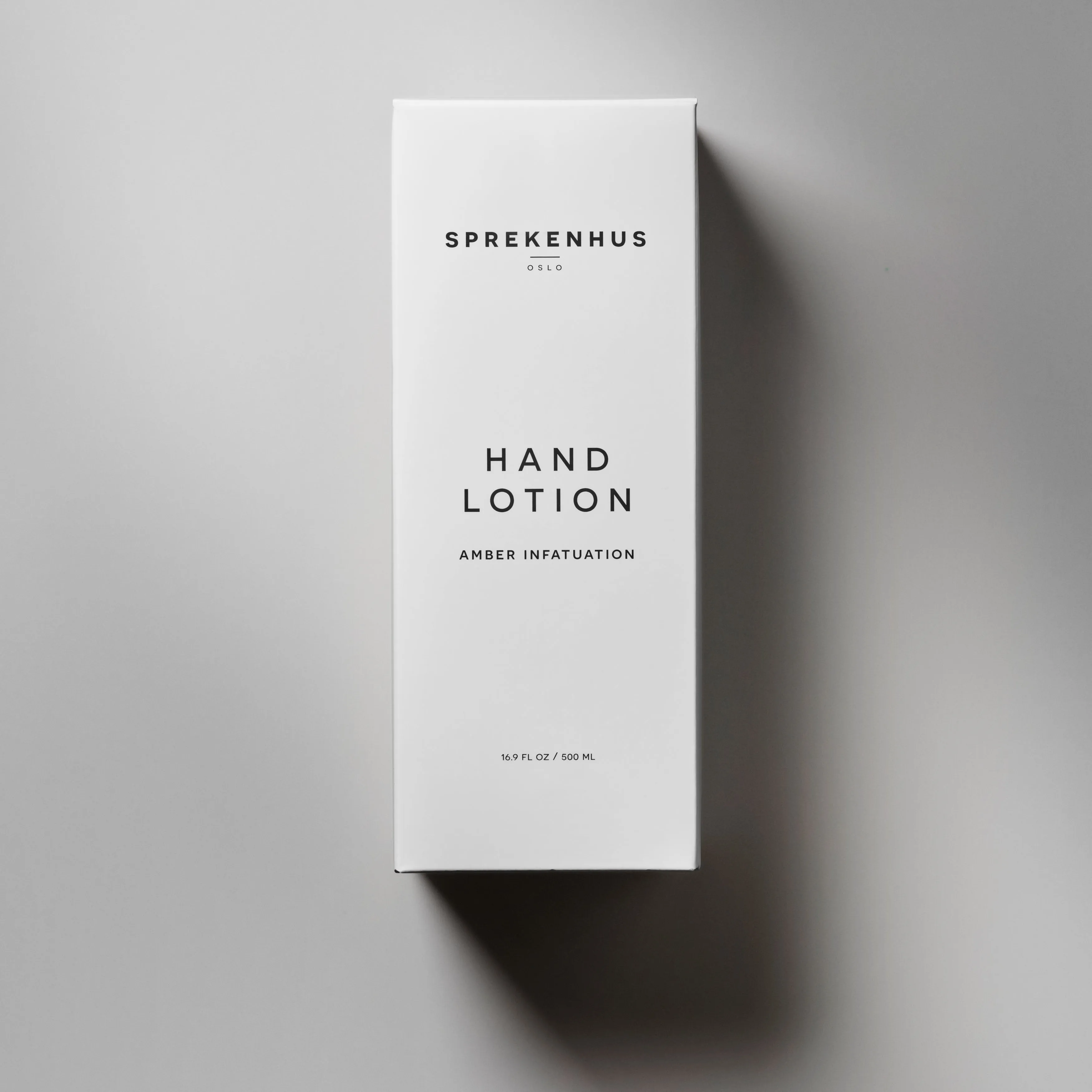 Hand Lotion Glass Edition 500ml - Amber Infatuation