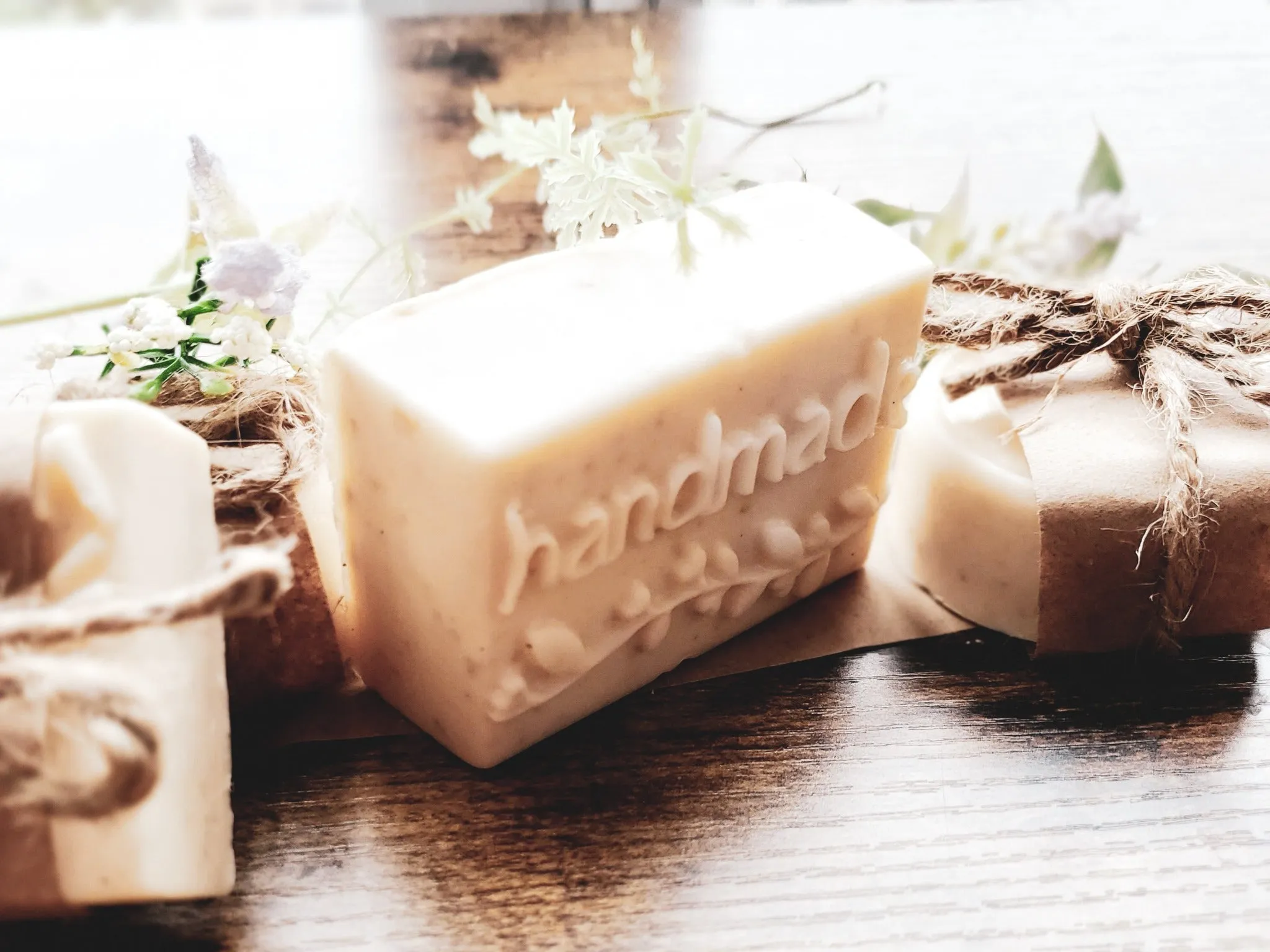 Hand Made Vegan Soap Bars, Unscented