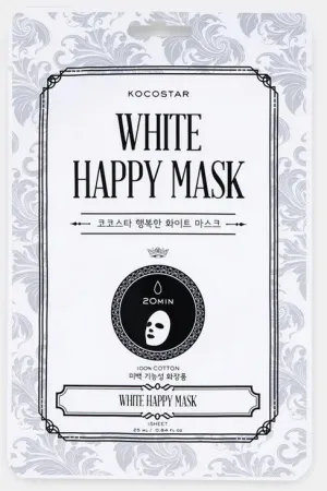 Happy White Mask 1pc