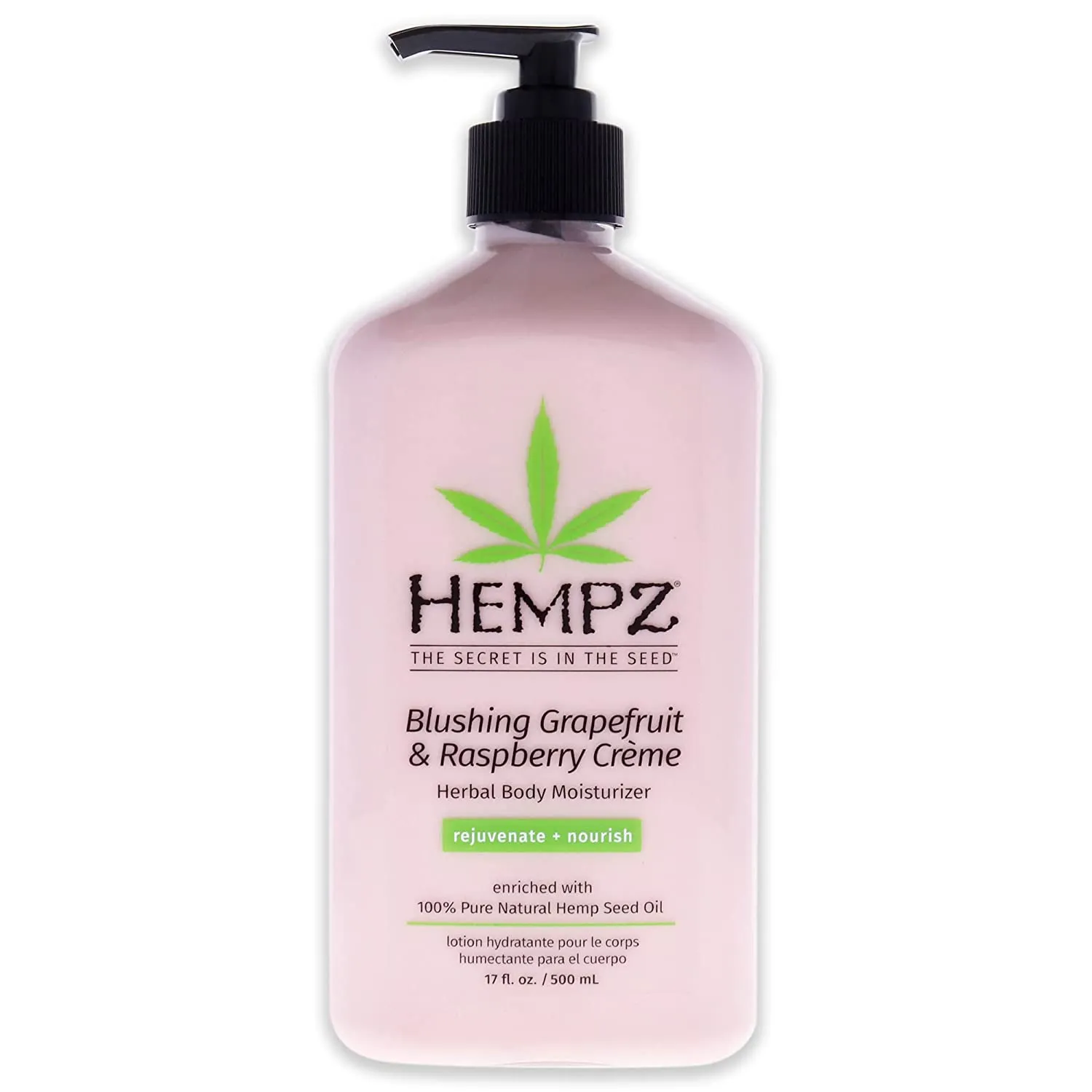 Hempz Body Moisturizer - Daily Herbal Moisturizer, Shea Butter Anti-Aging Body Moisturizer - Body Lotion, Hemp Extract Lotion - Skin Care Products, 100% Pure Organic Hemp Seed Oil