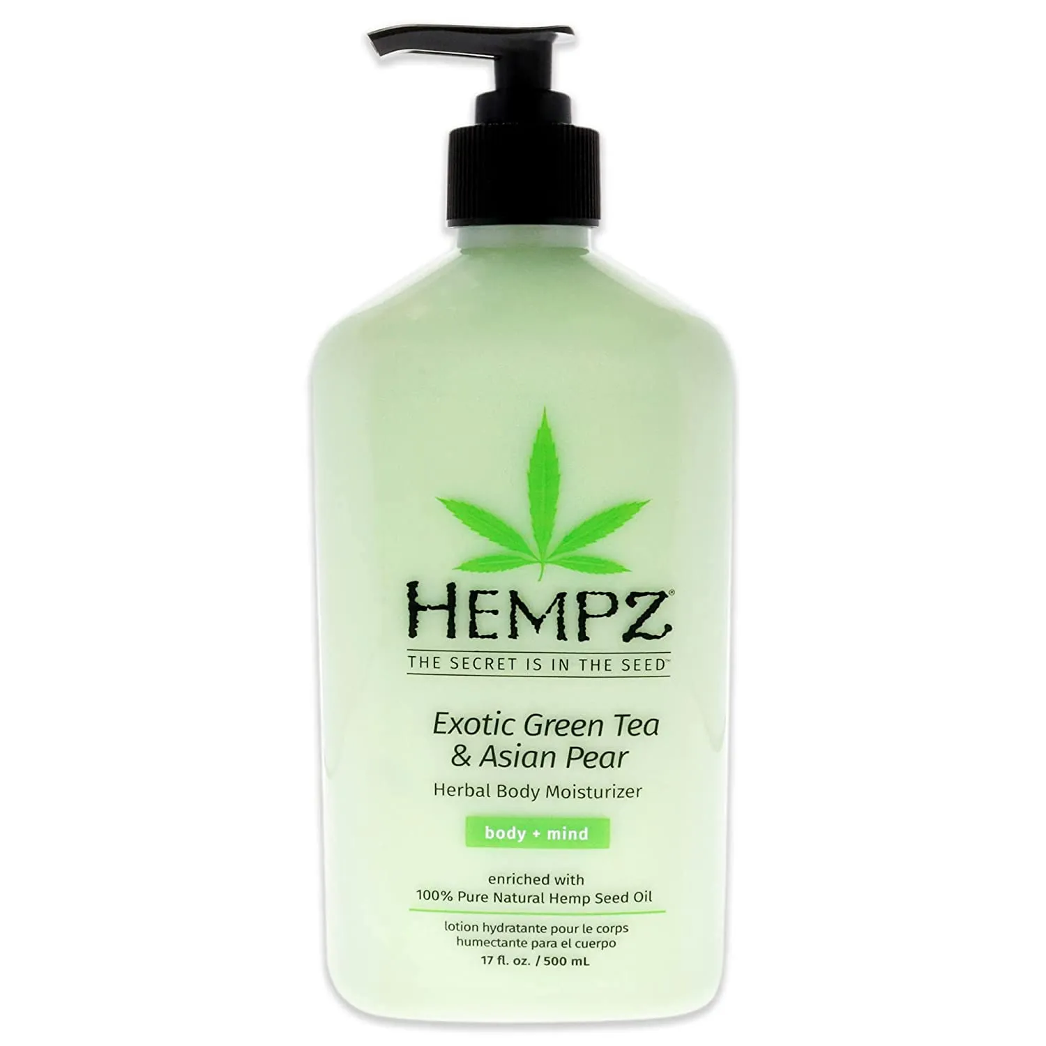 Hempz Body Moisturizer - Daily Herbal Moisturizer, Shea Butter Anti-Aging Body Moisturizer - Body Lotion, Hemp Extract Lotion - Skin Care Products, 100% Pure Organic Hemp Seed Oil