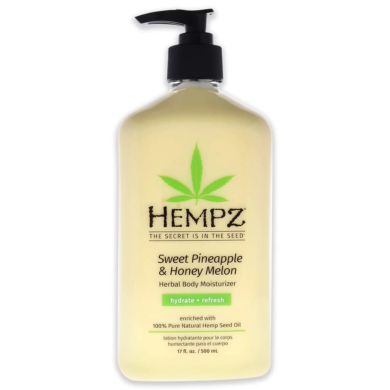 Hempz Body Moisturizer - Daily Herbal Moisturizer, Shea Butter Anti-Aging Body Moisturizer - Body Lotion, Hemp Extract Lotion - Skin Care Products, 100% Pure Organic Hemp Seed Oil
