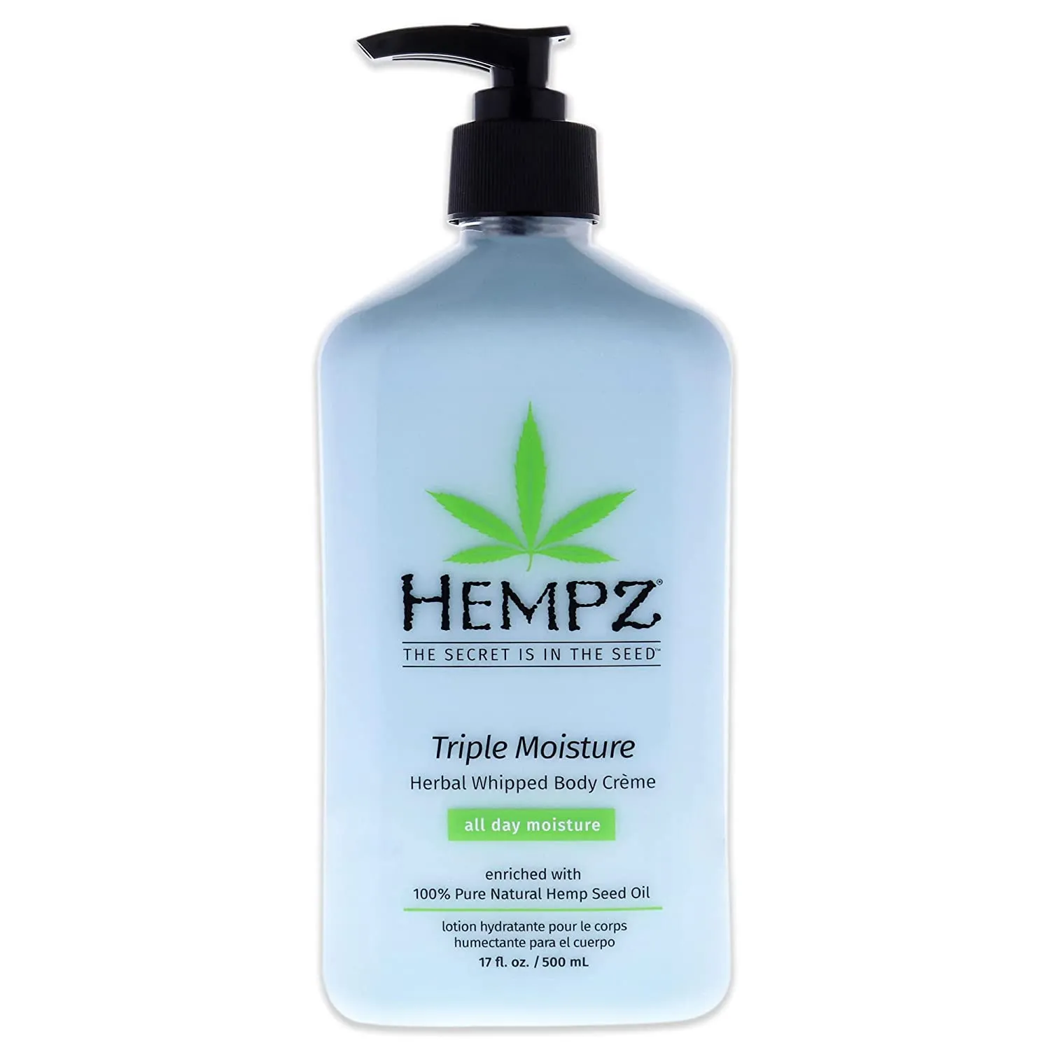 Hempz Body Moisturizer - Daily Herbal Moisturizer, Shea Butter Anti-Aging Body Moisturizer - Body Lotion, Hemp Extract Lotion - Skin Care Products, 100% Pure Organic Hemp Seed Oil