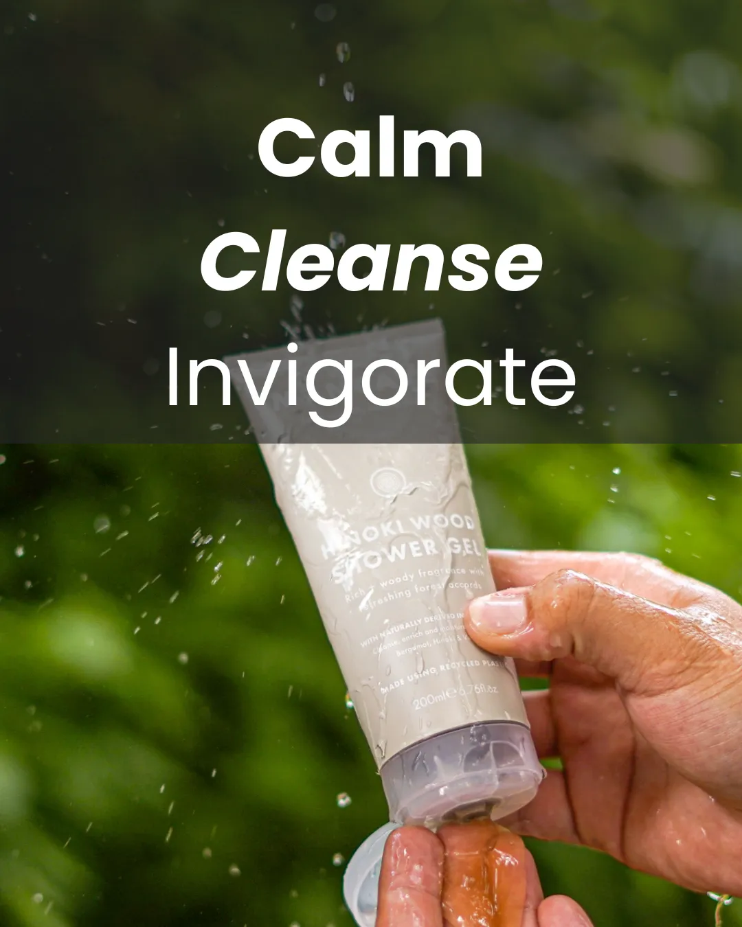 Hinoki Wood Shower Gel 200ml