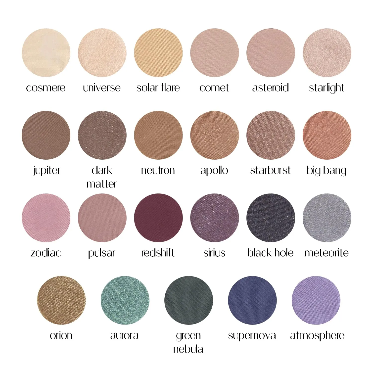 Hypoallergenic Eyeshadow Organic 100% Natural Finely Pressed Velvety Smooth Powder, Made in USA, Apollo