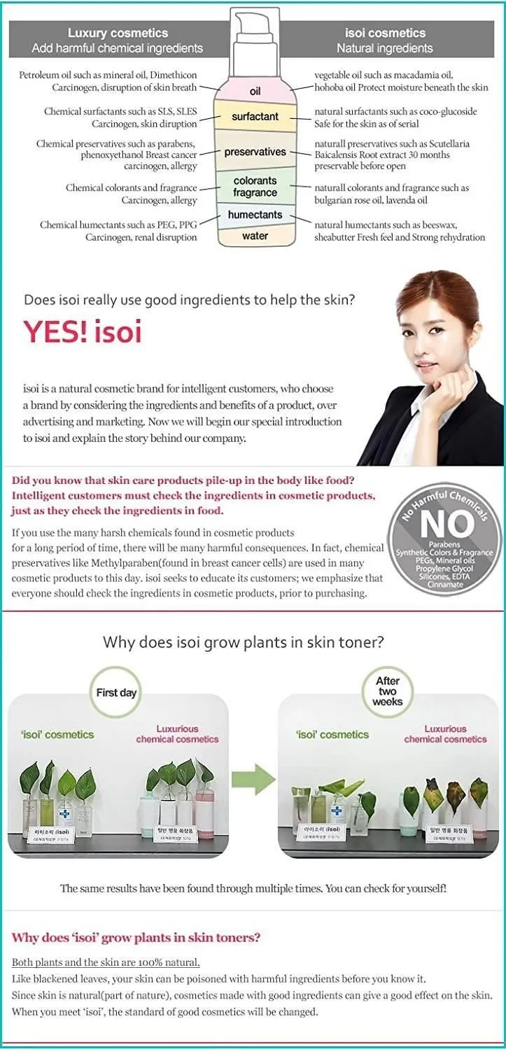 isoi ACNI Dr. 1st Control Tonic 130ml - natural moisturizing toner, for acne-prone and sensitive skin