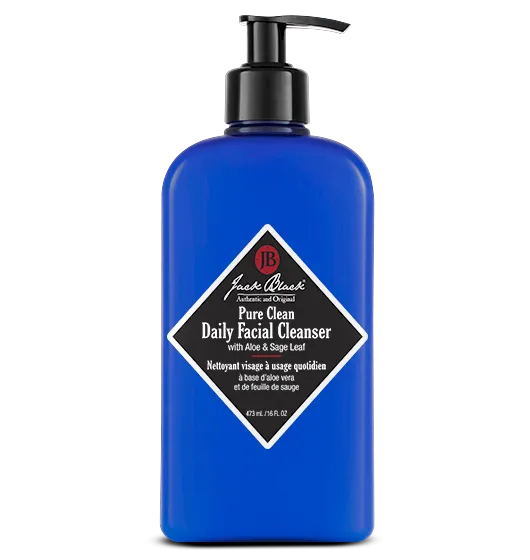JACK BLACK PURE CLEAN DAILY FACIAL CLEANSER, 16 OZ
