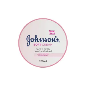 Johnsons's Soft Cream for Face & Body - 200ml