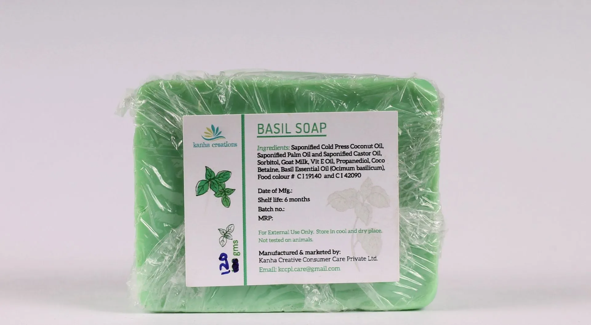 Kanha Creation Basil Soap-120gm