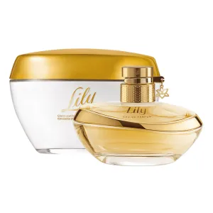 Kit Lily: Eau De Parfum   Cream Moisturizing Cream Body Deodorant - o Boticario