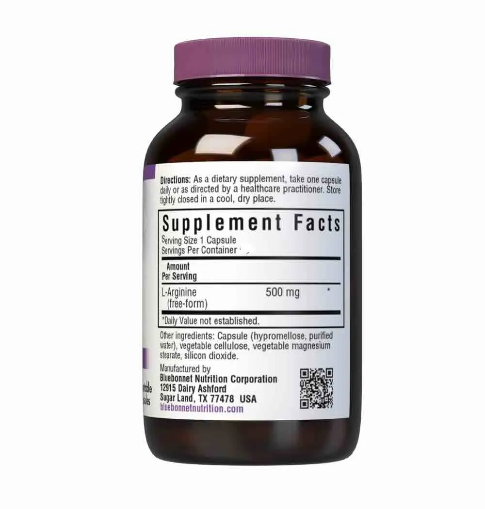 L-Arginine 500 mg, vcaps