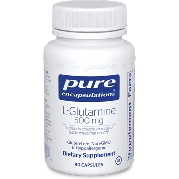 L-Glutamine 500 mg 90 vegcaps by Pure Encapsulations