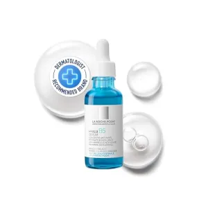 La Roche-Posay Hyalu B5 Pure Hyaluronic Acid Serum for Face, Vitamin B5   Hyaluronic Acid   Madecassoside, Hydrating Serum Visibly Plumps Skin, Sensitive Skin Safe, Anti Aging, Oil-Free
