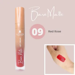 La Tulipe Cosmetiques Bare Matte Lip Cream - 09 Red Rose - 4.5g
