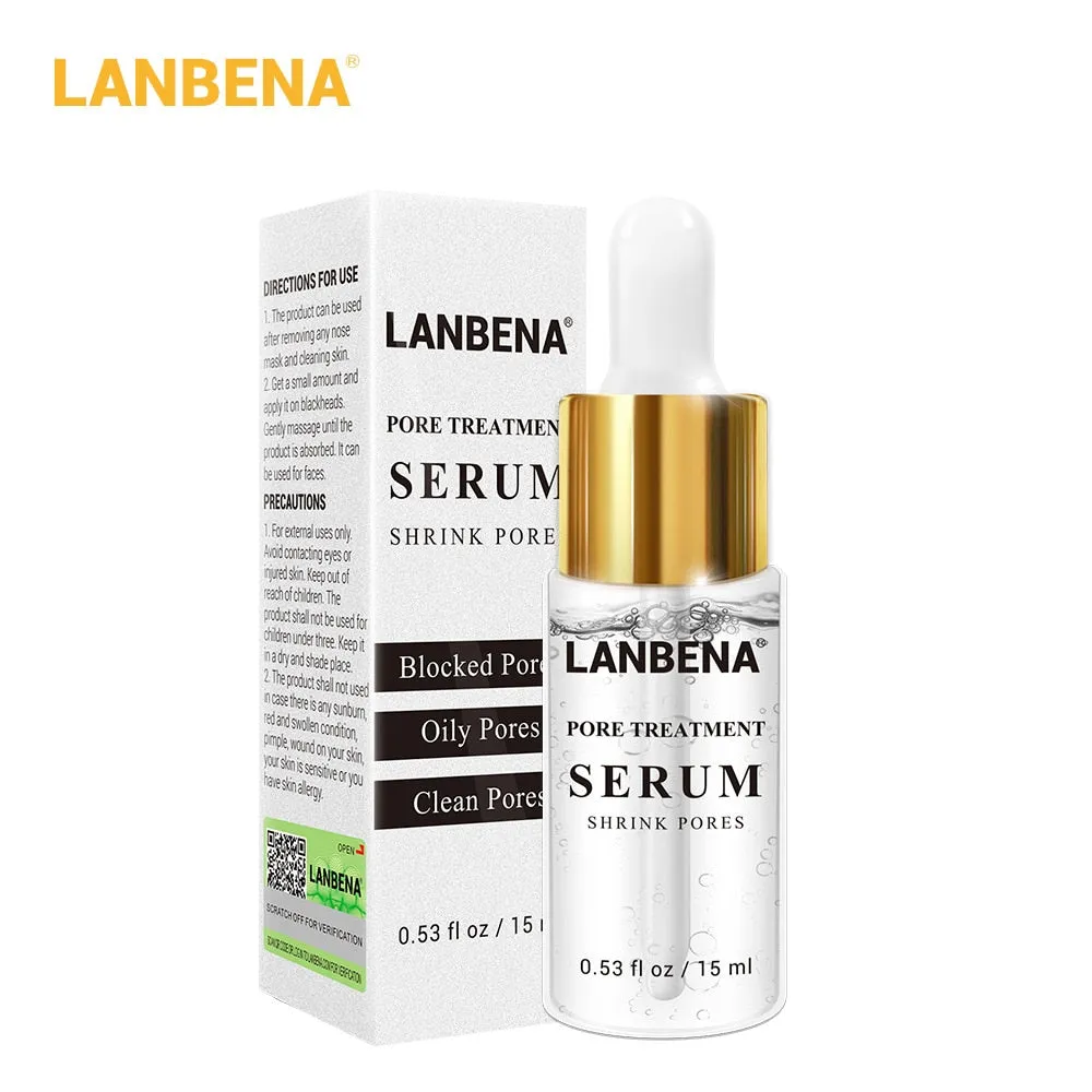 LANBENA Hyaluronic Acid Serum Blackhead Removing Moisturizing Acne Treatment Skin Care Repair Whitening AntiAnging Winkles 15ml