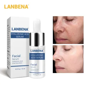 LANBENA Hyaluronic Acid Serum Blackhead Removing Moisturizing Acne Treatment Skin Care Repair Whitening AntiAnging Winkles 15ml