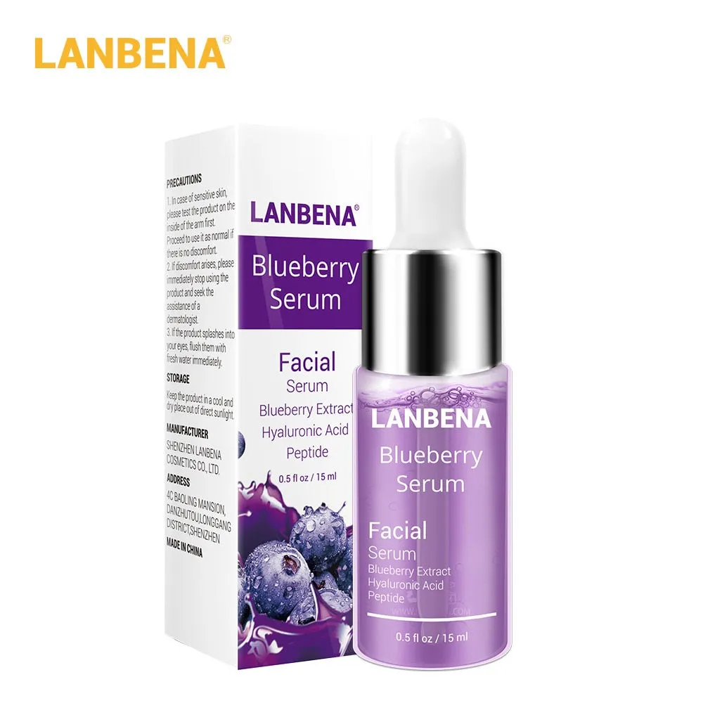 LANBENA Hyaluronic Acid Serum Blackhead Removing Moisturizing Acne Treatment Skin Care Repair Whitening AntiAnging Winkles 15ml