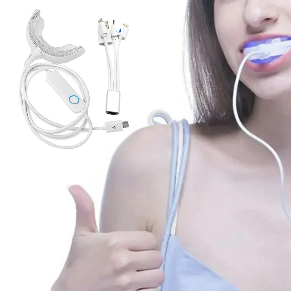 LED Teeth Whitening Accelerator Light Teeth Whitening Enhancer Light Trays