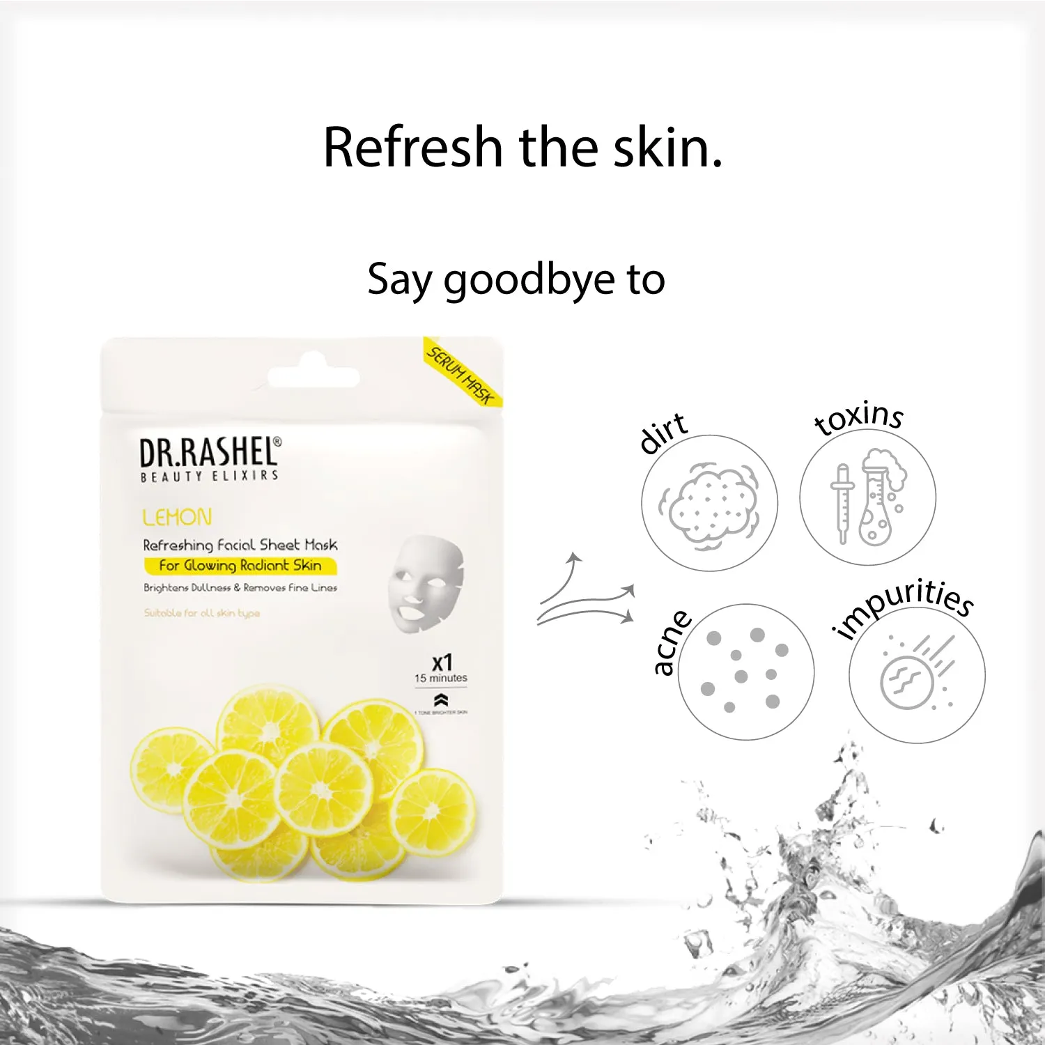 Lemon Sheet Mask with Serum