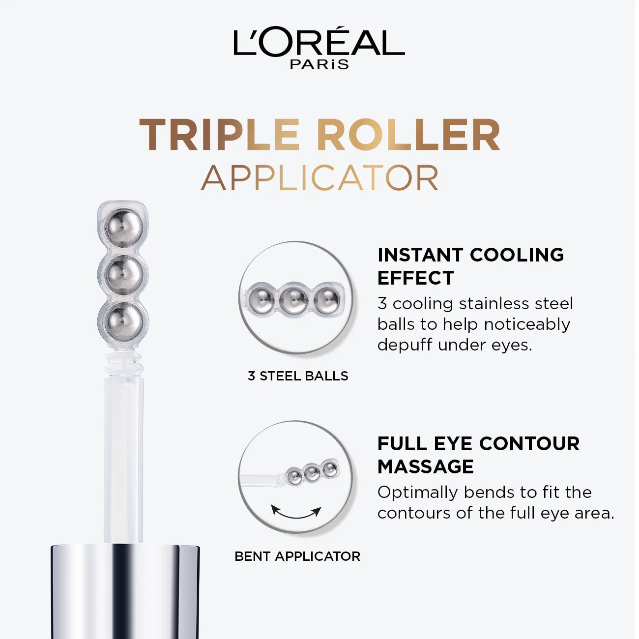 L'Oreal Paris Glycolic Bright Eye Serum with 3% Glycolic Acid    Vitamin CG   Niacinamide 20ML