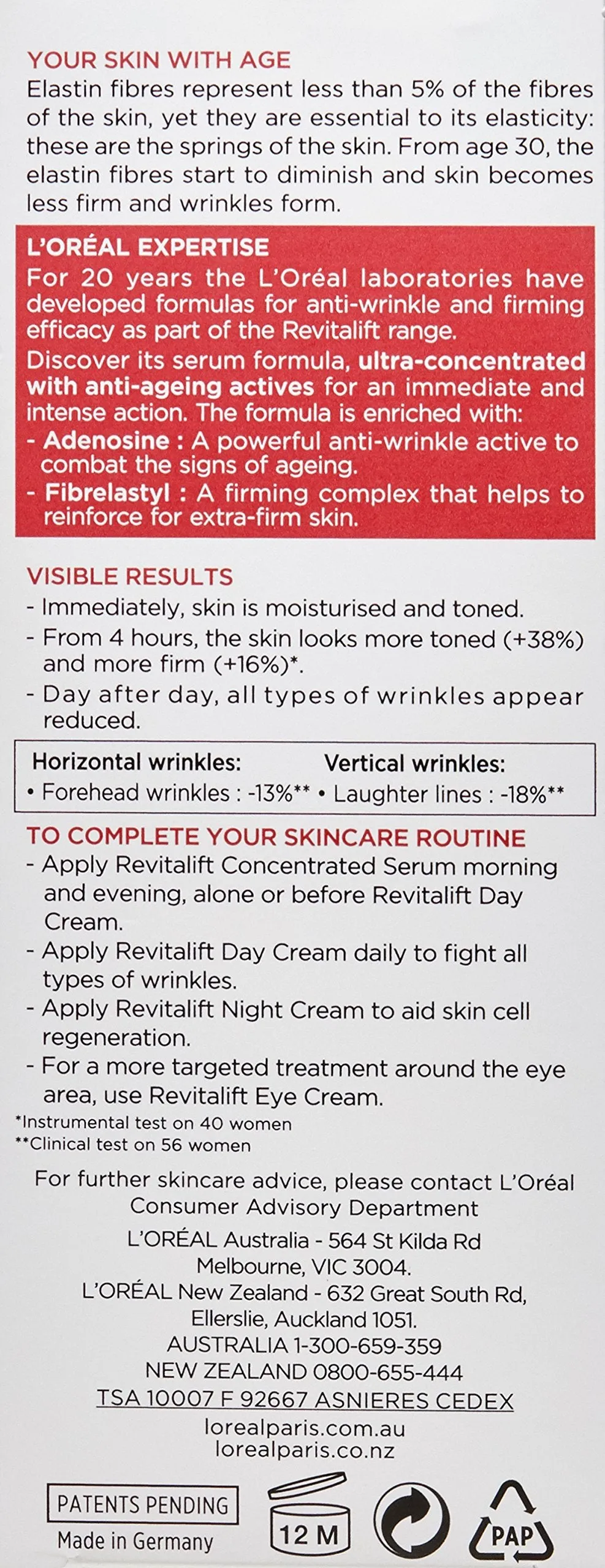L'OREAL PARIS L'Oréal Paris Revivalist Concentrated Serum, 30 Gram