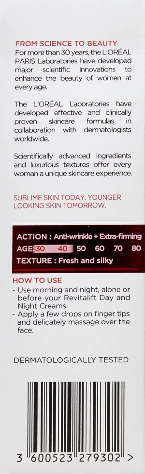 L'OREAL PARIS L'Oréal Paris Revivalist Concentrated Serum, 30 Gram