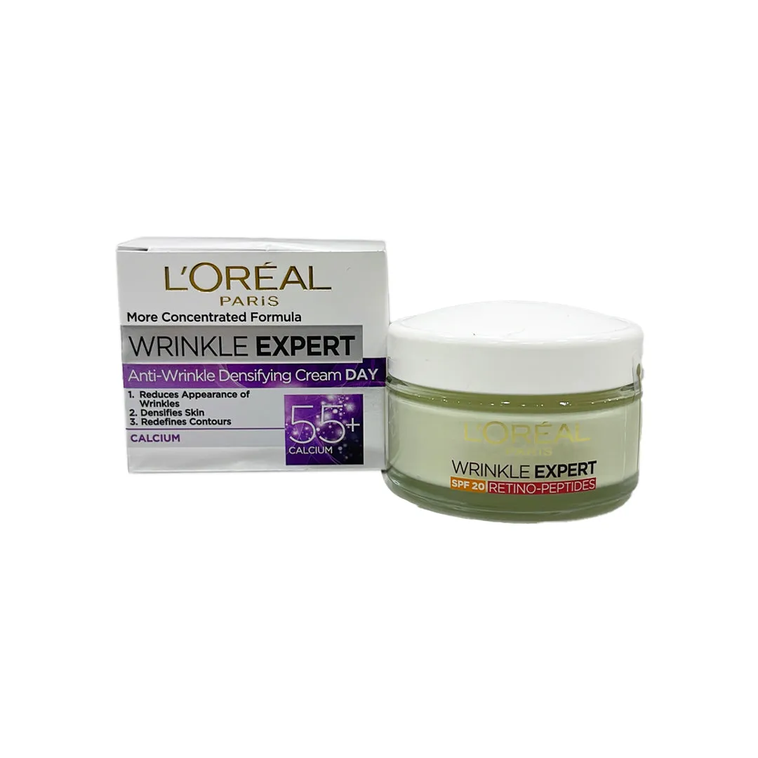 Loreal Wrinkle Expert Anti Wrinkle Restoring Day Cream 55  50ml لوريال رينكل إكسبرت كريم نهاري مضاد للتجاعيد  55