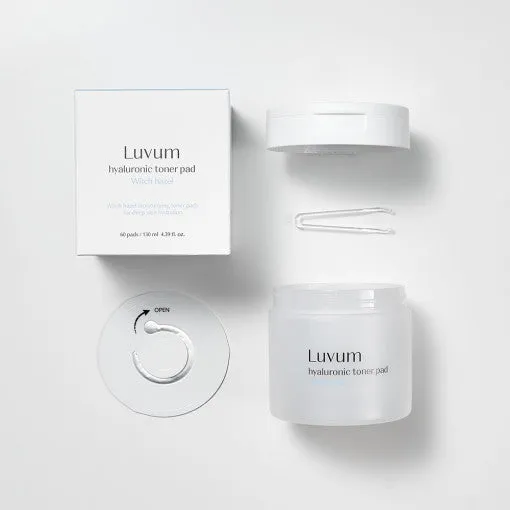 Luvum Witch Hazel Hyaluronic Toner Pad 130ml