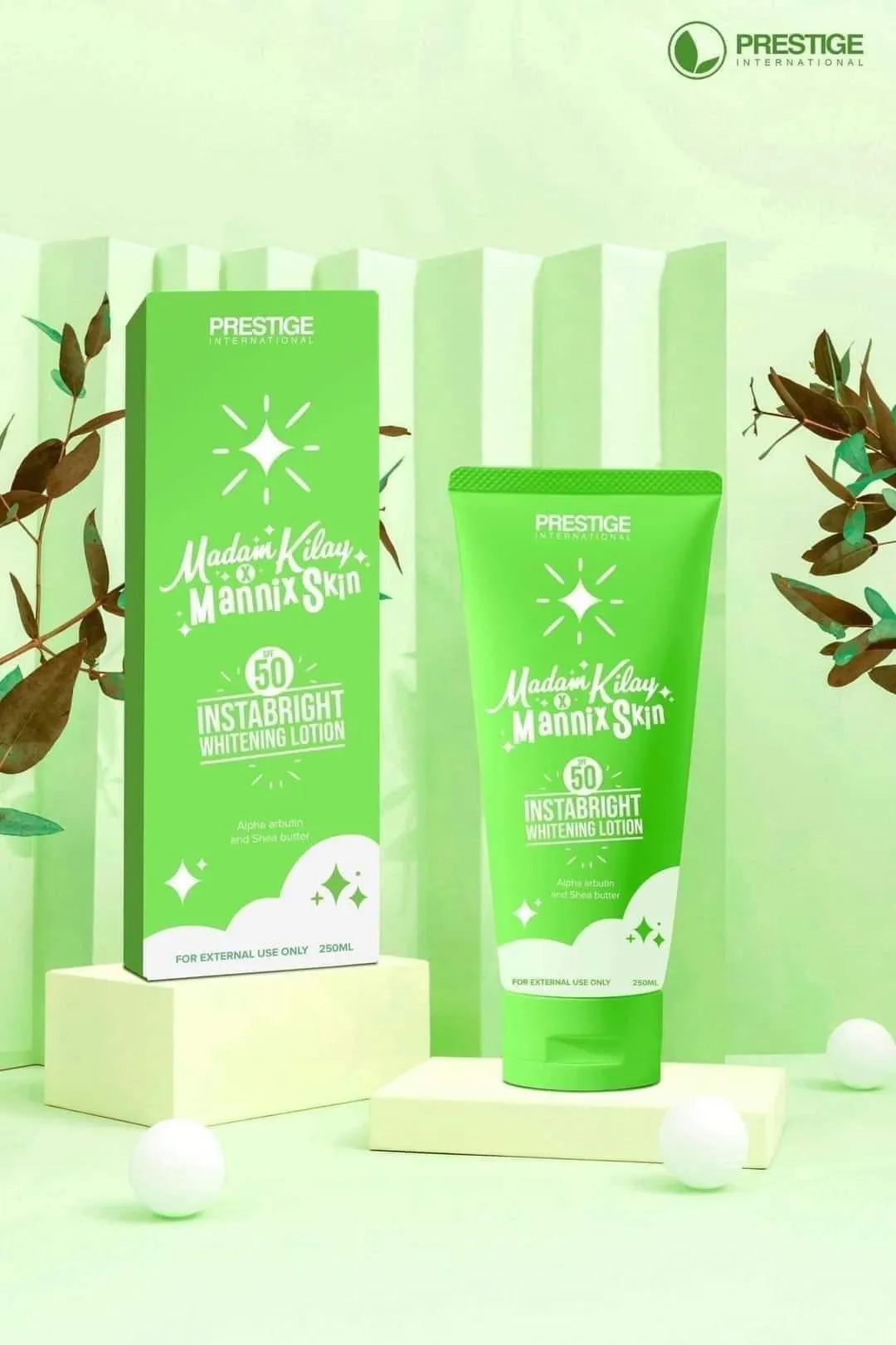 Madam Kilay x Mannix Skin - Instabright Whitening Lotion SPF50 -  250ml