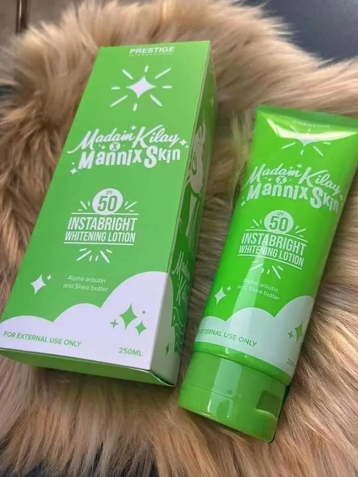 Madam Kilay x Mannix Skin - Instabright Whitening Lotion SPF50 -  250ml