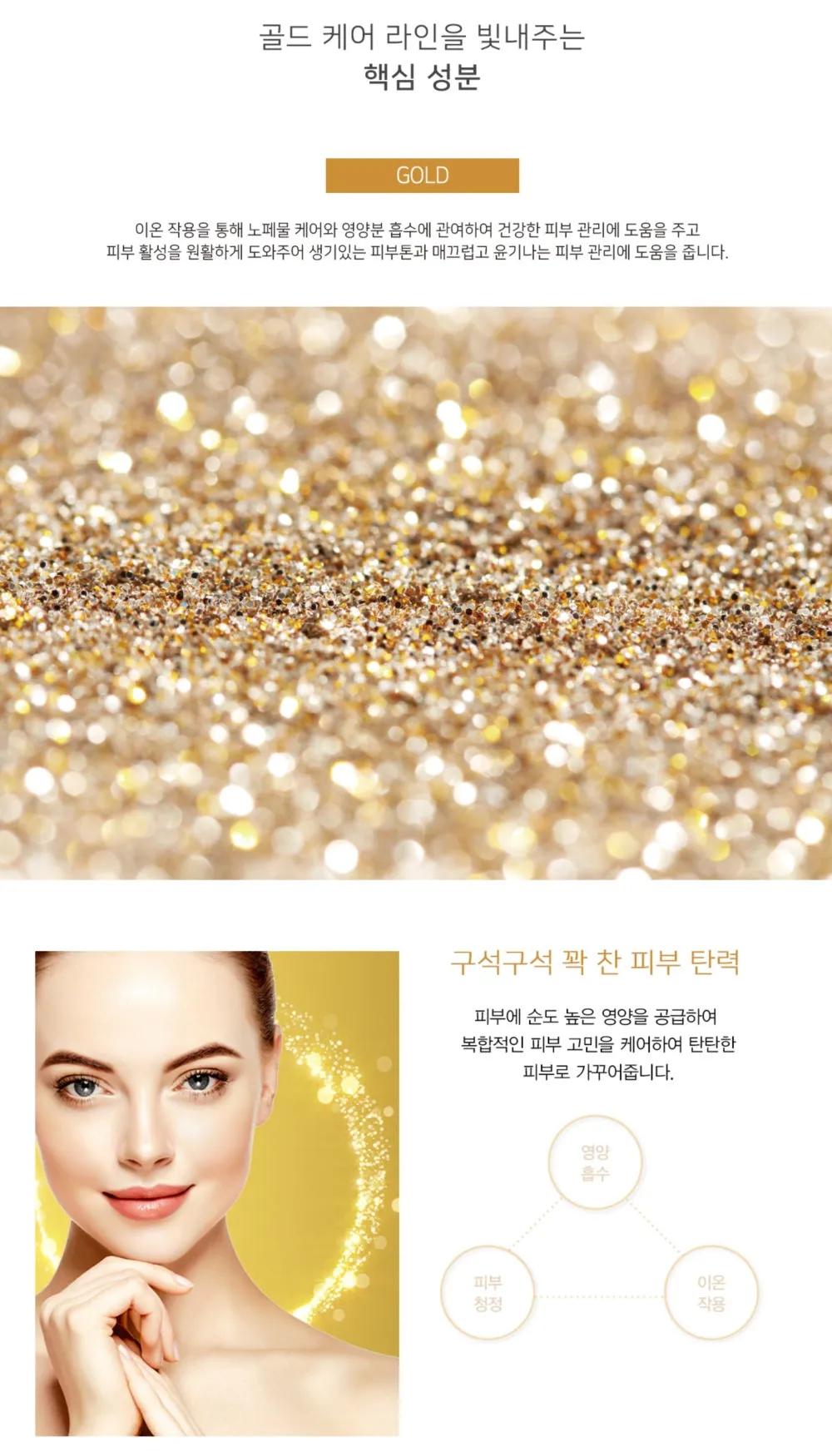Made in Korea Dr.HEDISON Gold Activation 3 piece set (Toner Serum Cream)