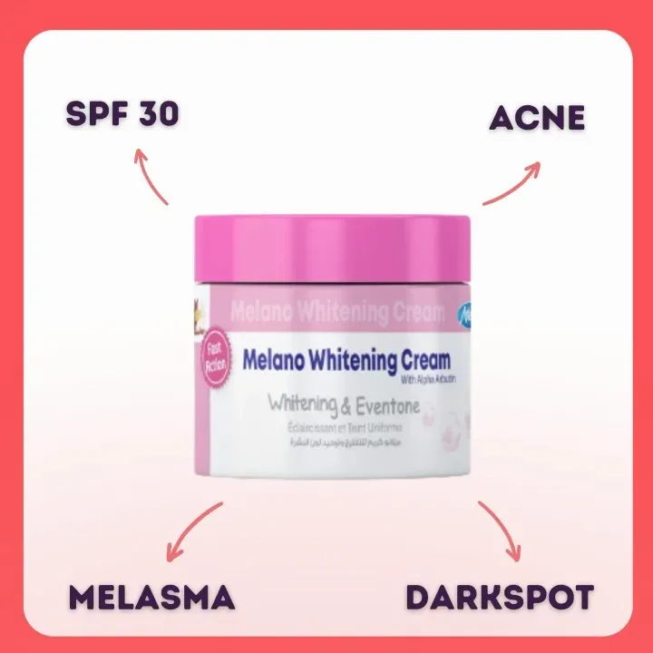 Melano Whitening Cream SPF30- 50gm